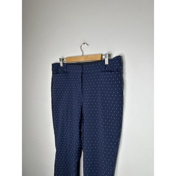 Lane Bryant Womens Blue White Polka Dots Dress Pants Size 14 - Picture 5 of 14